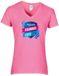 Aspire Channel Swim pink t-shirt