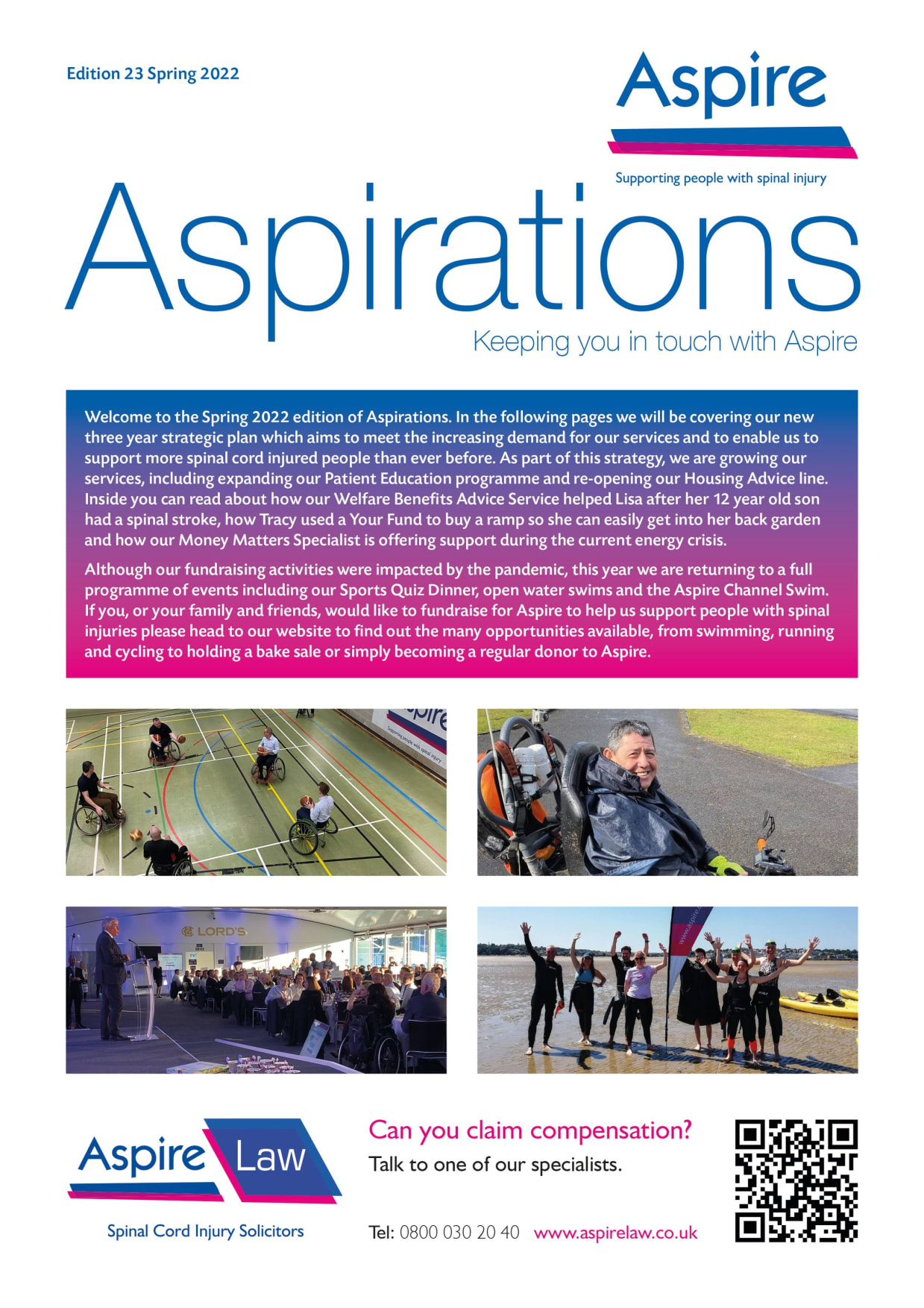 Aspirations Spring 2022 front cover