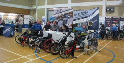 Visitors & exhibitors at the Spinal Day