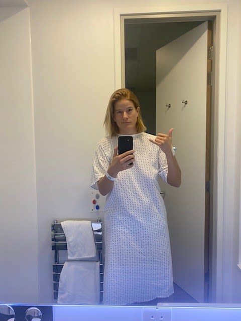 Lindsey in hospital