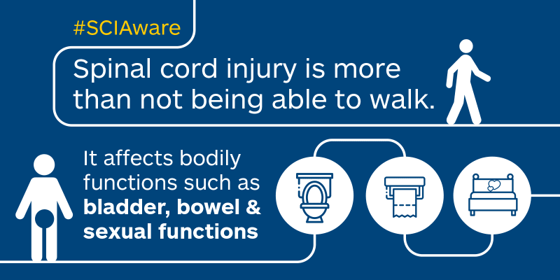 Effects of spinal cord injury are more than not being able to walk