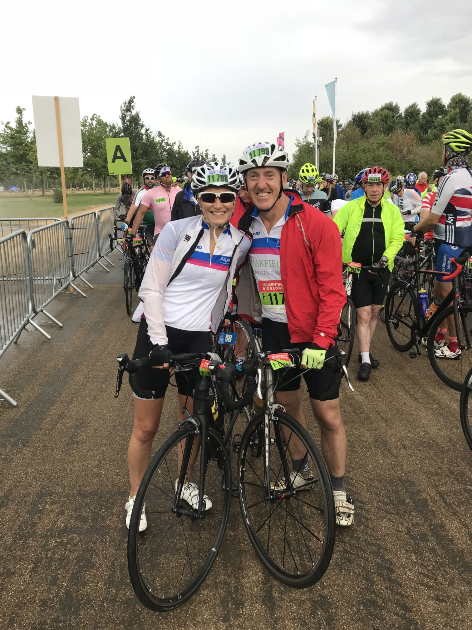 Claire Kremer and Paul Parrish at Ride100