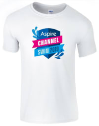 Aspire Channel Swim white t-shirt