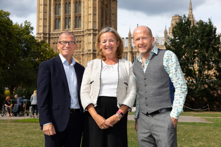 CEOs and Chair of Trustees for Aspire, Back Up and SIA in Westminster
