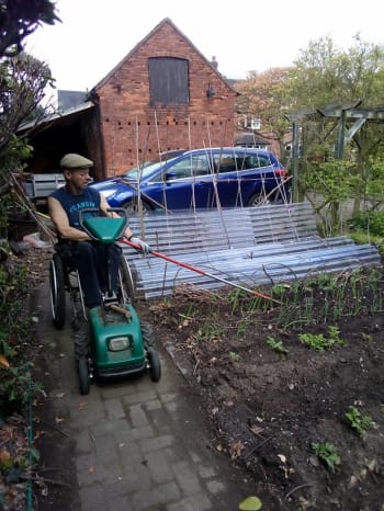 Paul Woolley gardening