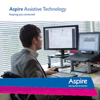 Assistive technology brochure front cover