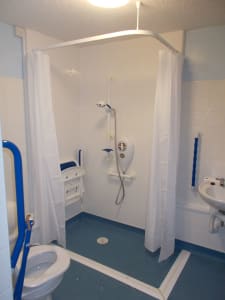 Wetroom in the Bristol accessible house
