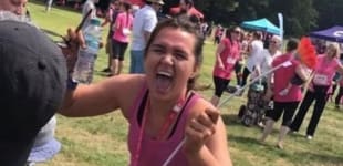 Caitlin is running her first marathon