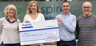 Clive chose Aspire as his Captain’s Charity and raised £10,000