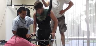 Man walks again after years of paralysis